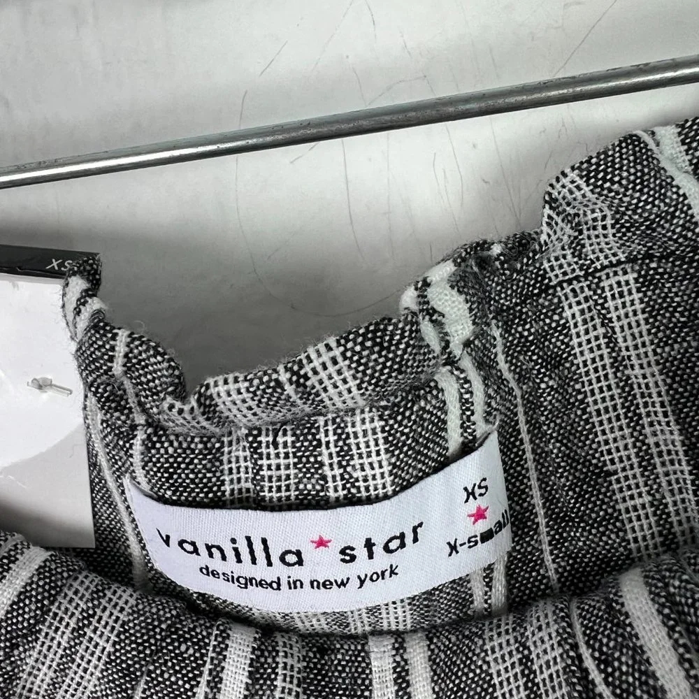 NWT Vanilla Star Striped Skirty Short High Rise Size XS X-Small NEW - Picture 8 of 13